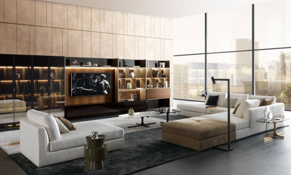 décoration intérieure salon moderne:Essentiel et minimaliste
