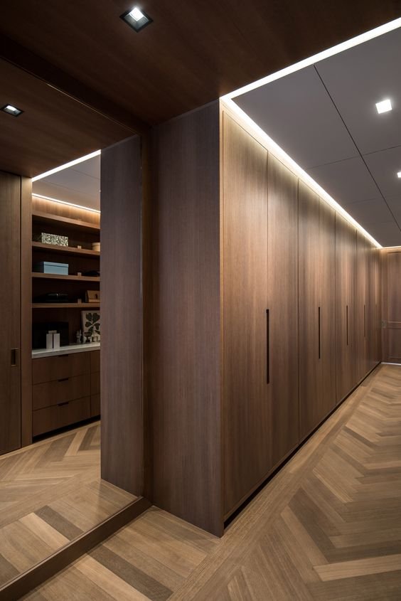 einbauschrank flur modern